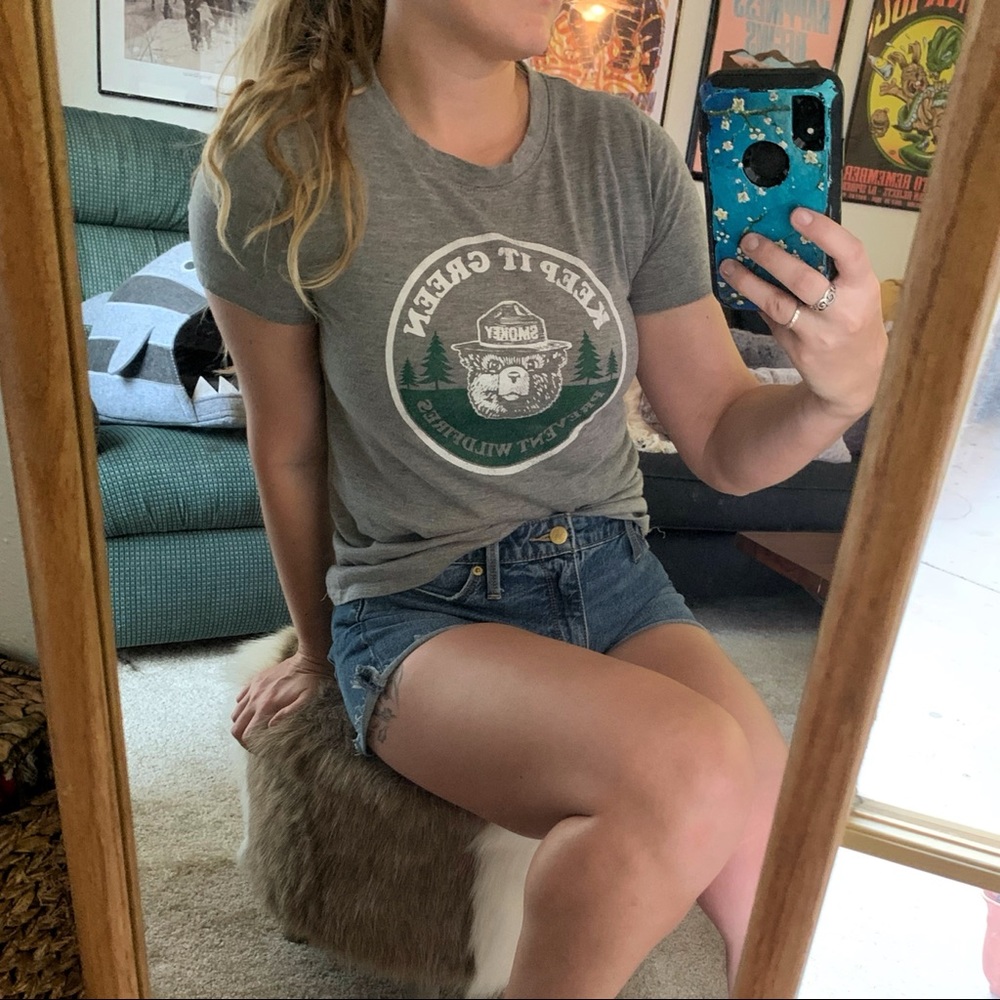 Smokey the Bear Gray Women’s T-Shirt